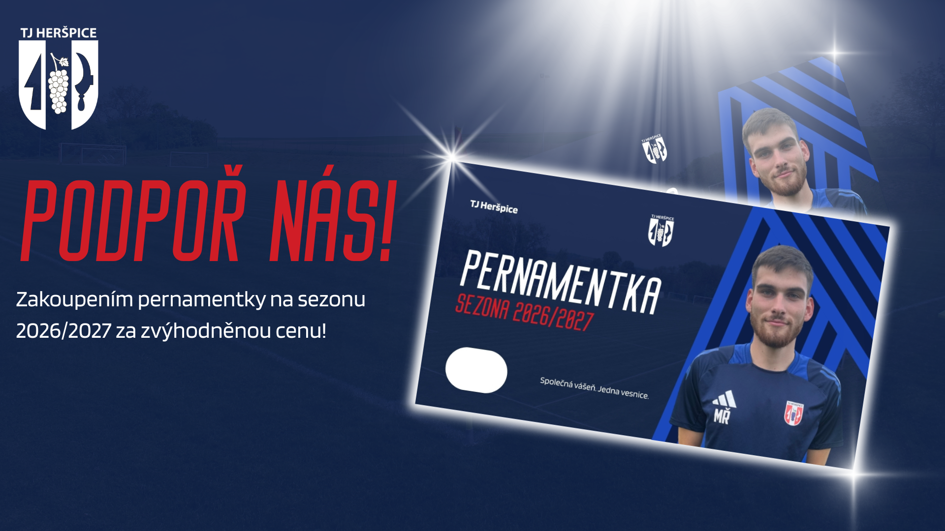 Podpoř nás — permanentka sezóna 2026/2027